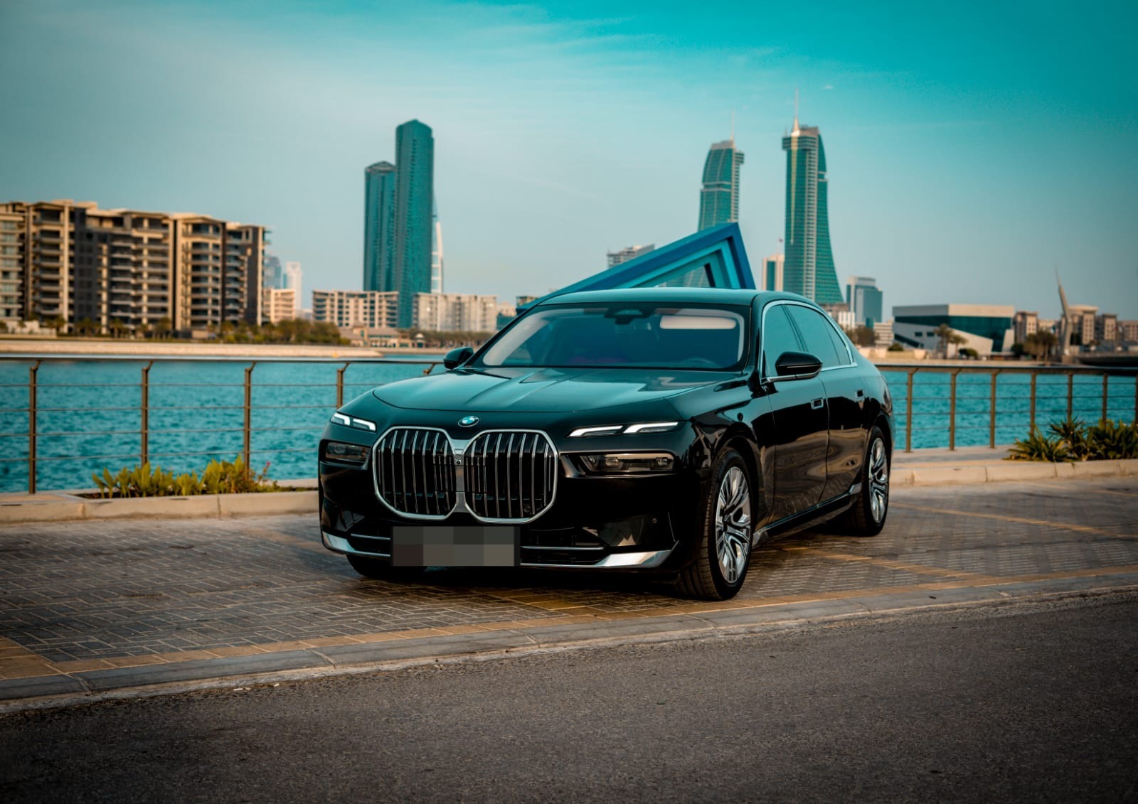Luxury limousine service in Kuwait with professional chauffeur for VIP travel.